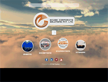 Tablet Screenshot of ecubesolutionsindia.com